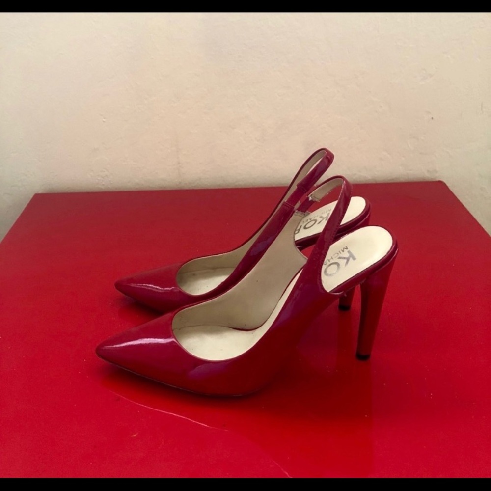 Michael Kors Red Slingbacks